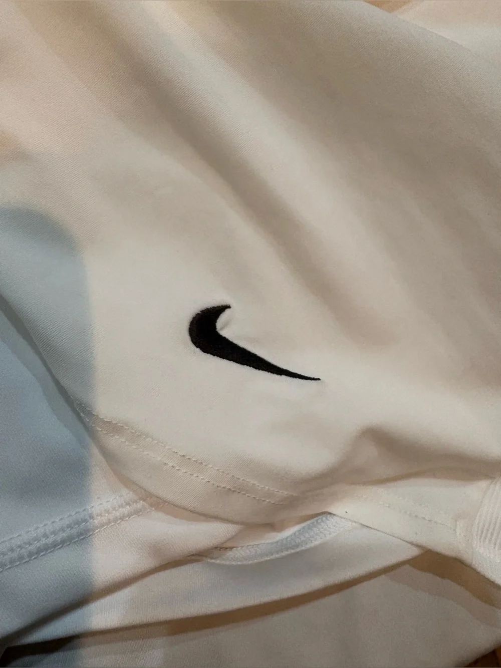 Nike Dri-FIT Women’s White Athletic Skort Size L Standard Fit Pull-On Stretch